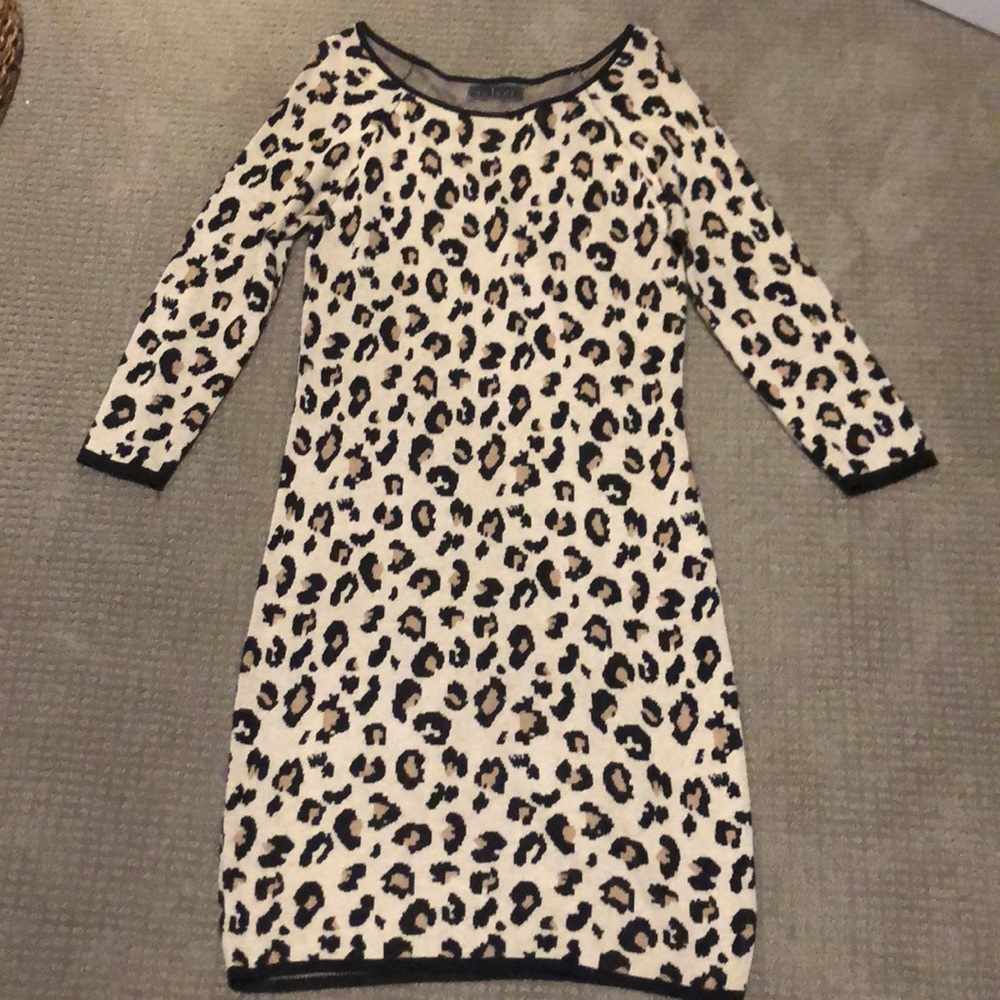 Cashmere Leopard Shift from Anthropologie